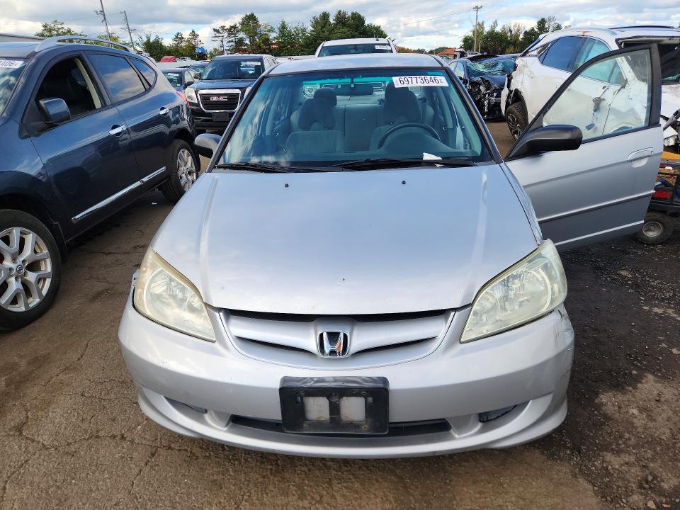 Aukcja sprzedaży 2005 Honda Civic, vin: 2HGES16565H559341, numer aukcji: 69773646