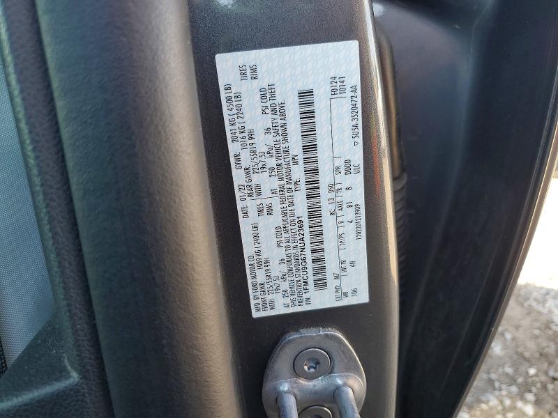Продаж на аукціоні авто 2022 Ford Escape, vin: 1FMCU9G67NUA23691, номер лоту: 67837576