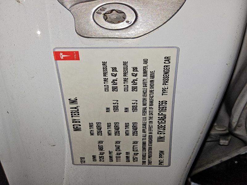 Продажа на аукционе авто 2018 Tesla Model 3, vin: 5YJ3E1EA6JF169755, номер лота: 69059926