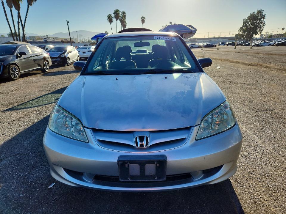 Aukcja sprzedaży 2004 Honda Civic, vin: 2HGES15104H582885, numer aukcji: 67916566