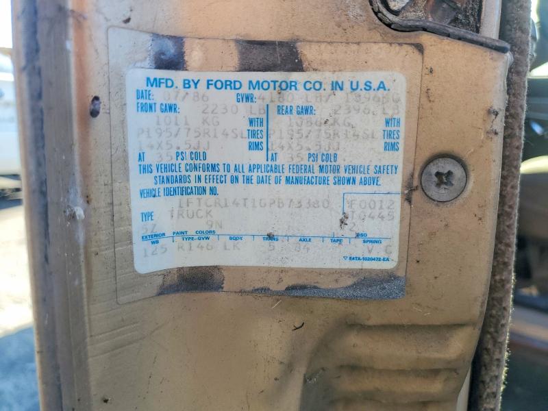 Aukcja sprzedaży 1986 Ford Ranger, vin: 1FTCR14T1GPB73380, numer aukcji: 69204616