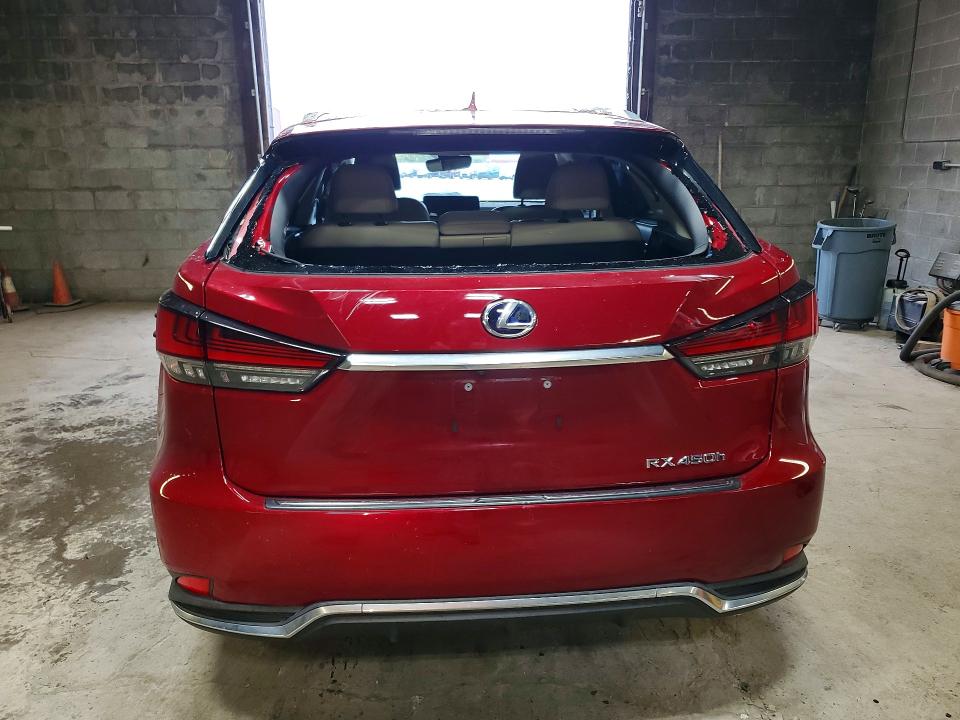 70174316 :رقم المزاد ، 2T2JGMDA0NC080287 vin ، 2022 Lexus Rx مزاد بيع