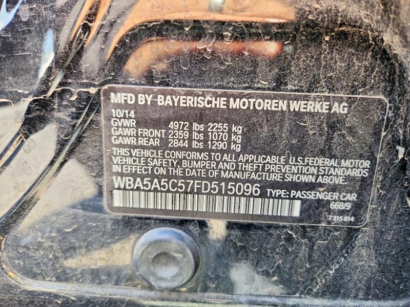 68382426 :رقم المزاد ، WBA5A5C57FD515096 vin ، 2015 Bmw 528 مزاد بيع