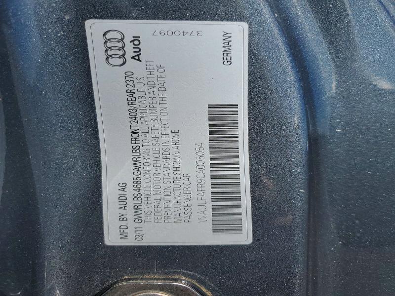 Продажа на аукционе авто 2012 Audi A5, vin: WAULFAFR9CA005054, номер лота: 68485826