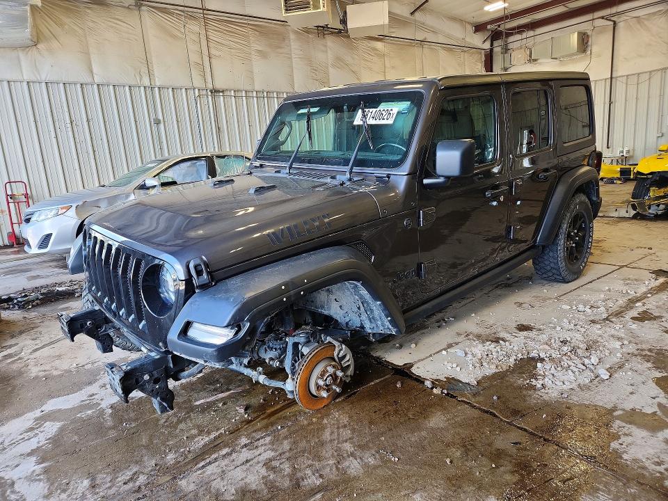 Auction sale of the 2021 Jeep Wrangler Unlimited, vin: 1C4HJXDGXMW789521, lot number: 68140626