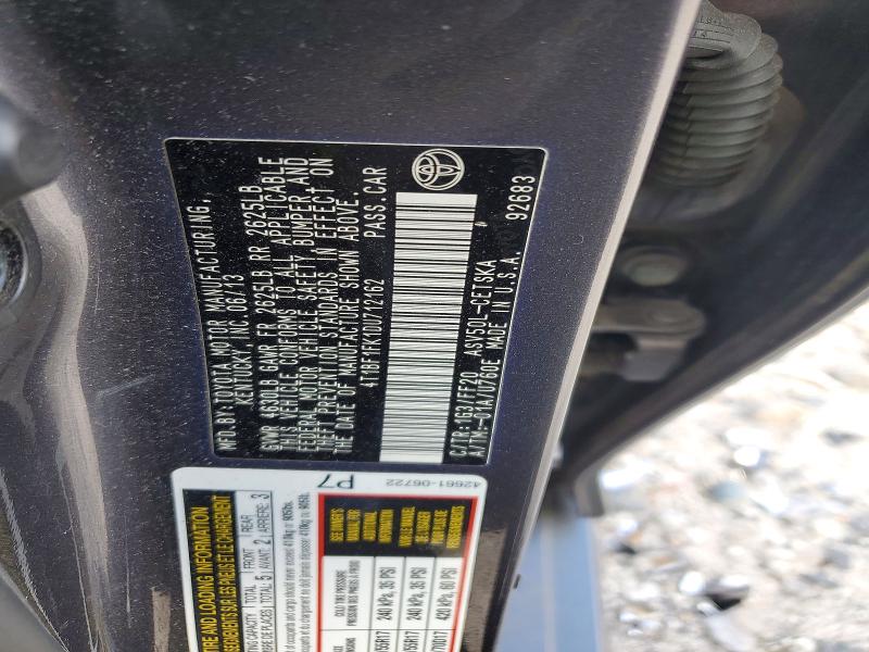 Продаж на аукціоні авто 2013 Toyota Camry, vin: 4T1BF1FK1DU712162, номер лоту: 69290936