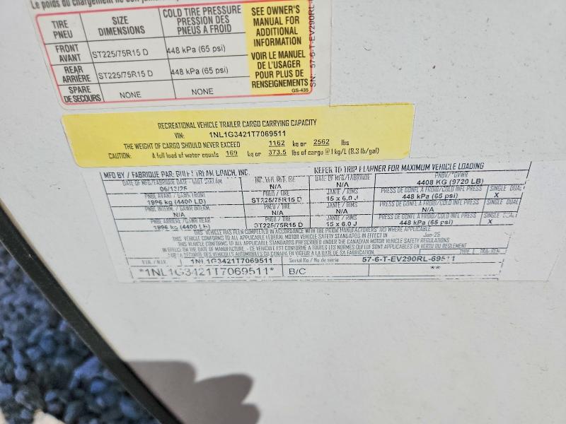 Продажа на аукционе авто 2026 Gulf Stream Travel Tra, vin: 1NL1G3421T7069511, номер лота: 69182566