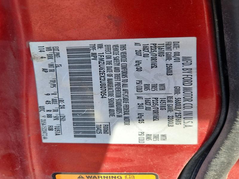 70774566 :رقم المزاد ، 1FMZU62EX2UB07054 vin ، 2002 Ford Explorer مزاد بيع