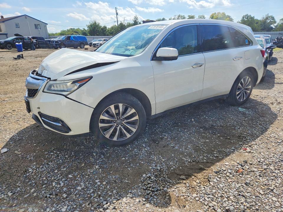 Auction sale of the 2016 Acura Mdx, vin: 5FRYD4H4XGB062733, lot number: 67870186