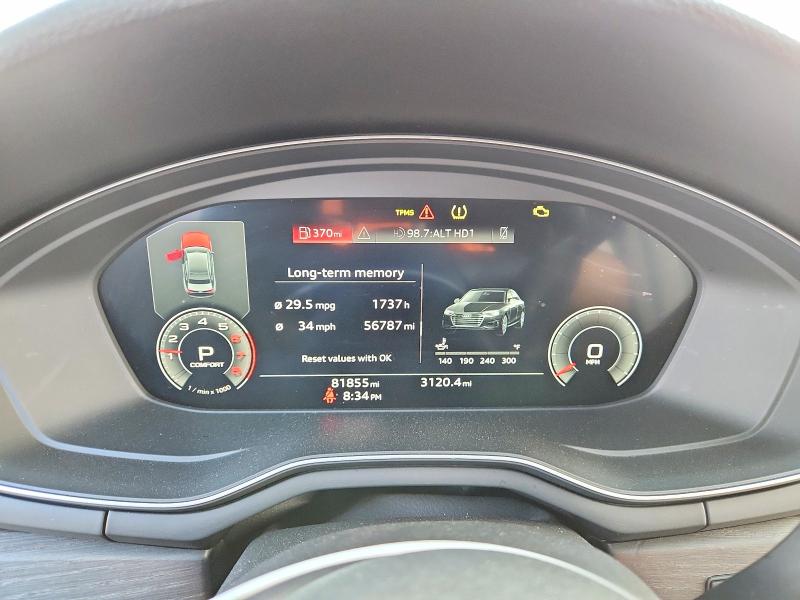 2020 Audi A4 მანქანა იყიდება აუქციონზე, vin: WAUHMAF43LA060342, აუქციონის ნომერი: 68717416