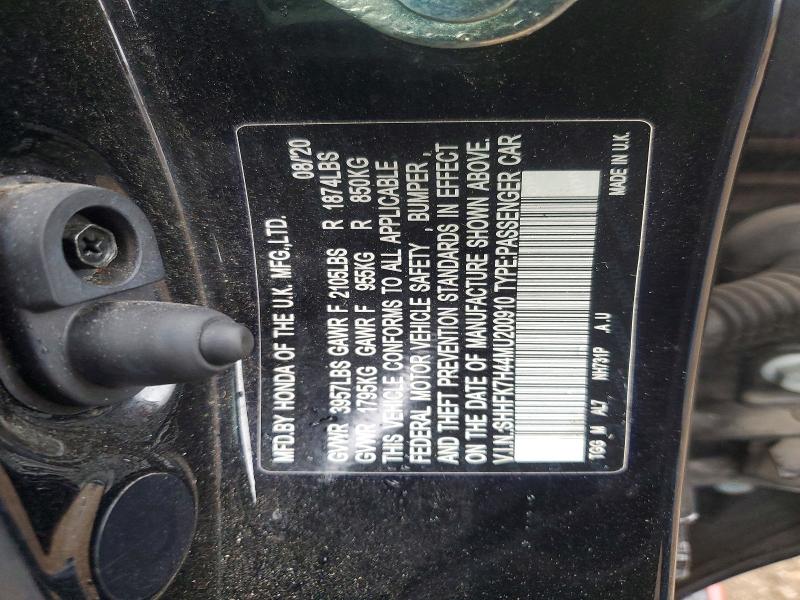Продаж на аукціоні авто 2021 Honda Civic, vin: SHHFK7H44MU200910, номер лоту: 67486436