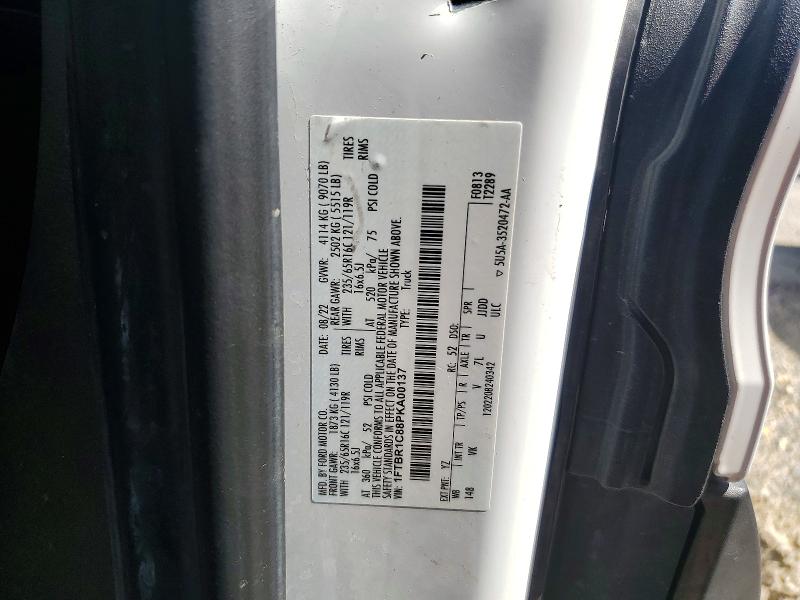 2023 Ford Transit მანქანა იყიდება აუქციონზე, vin: 1FTBR1C88PKA00137, აუქციონის ნომერი: 67977576