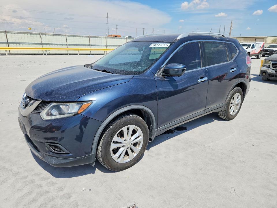 2016 Nissan Rogue მანქანა იყიდება აუქციონზე, vin: KNMAT2MT6GP717662, აუქციონის ნომერი: 68611736