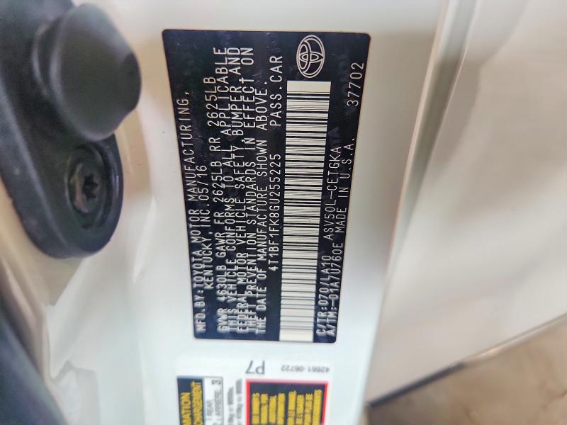 Aukcja sprzedaży 2016 Toyota Camry, vin: 4T1BF1FK8GU255225, numer aukcji: 67912376