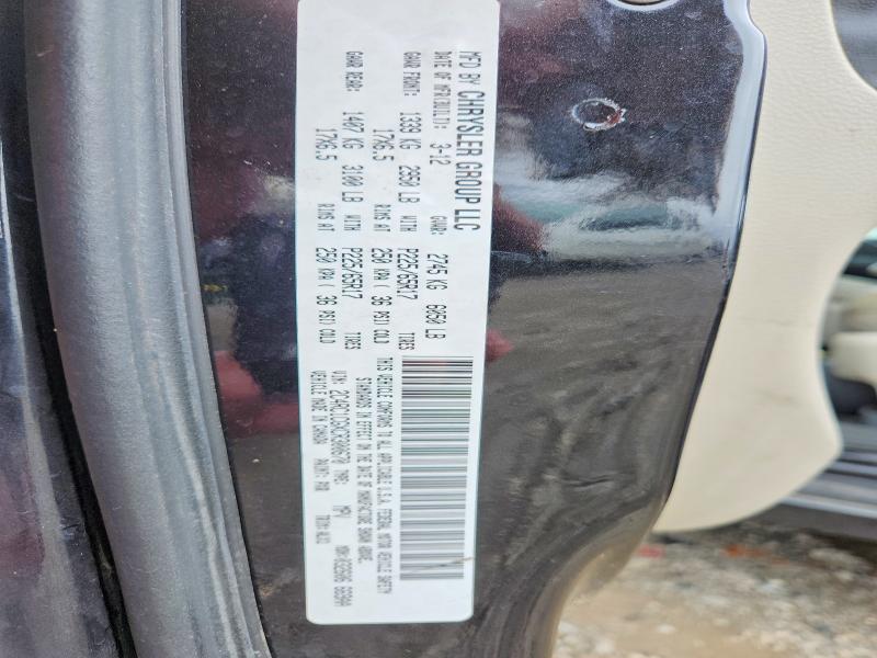 69452746 :رقم المزاد ، 2C4RC1CGXCR300670 vin ، 2012 Chrysler Town & Country مزاد بيع