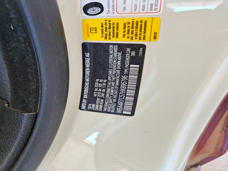 Продаж на аукціоні авто 2017 Bmw 430i, vin: WBA4R7C57HK895796, номер лоту: 68380306