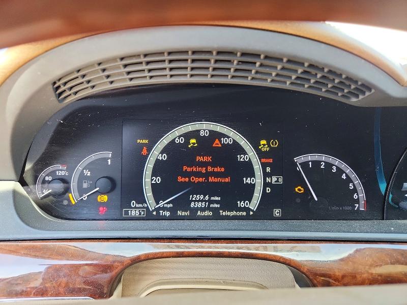 71062626 :رقم المزاد ، WDDNG7BB8AA347361 vin ، 2010 Mercedes-benz S مزاد بيع