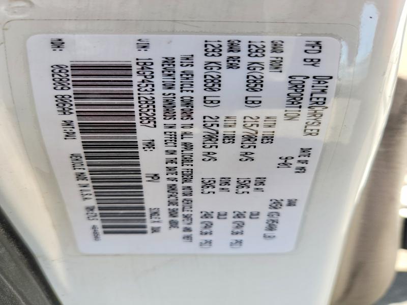 70672596 :رقم المزاد ، 1B4GP45312B552857 vin ، 2002 Dodge Caravan مزاد بيع
