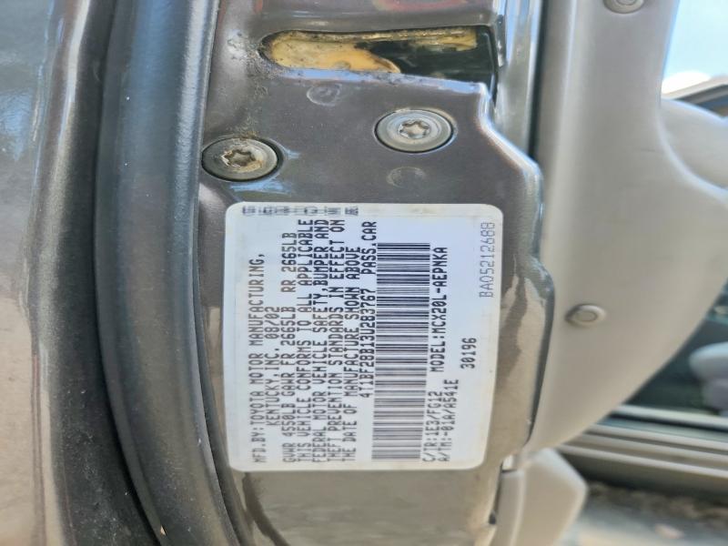 Aukcja sprzedaży 2003 Toyota Avalon, vin: 4T1BF28B13U283767, numer aukcji: 68168326
