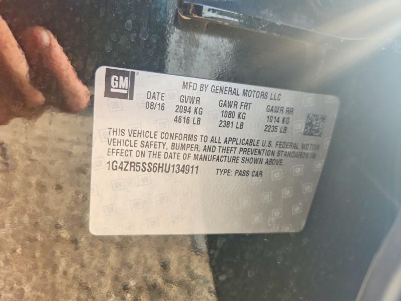 Aukcja sprzedaży 2017 Buick Lacrosse, vin: 1G4ZR5SS6HU134911, numer aukcji: 67510626