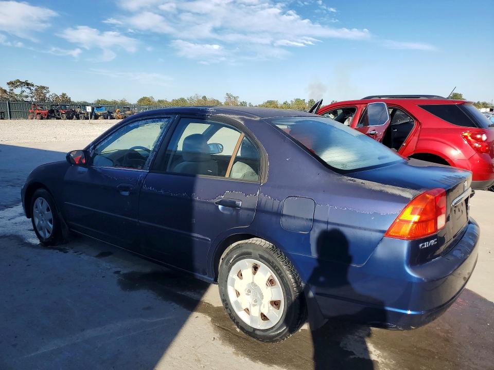 70545456 :رقم المزاد ، 1HGES25842L060618 vin ، 2002 Honda Civic مزاد بيع