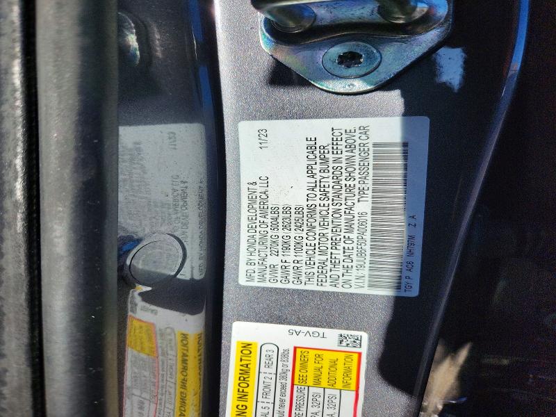 Продаж на аукціоні авто 2023 Acura Tlx, vin: 19UUB6F50PA006016, номер лоту: 68746976