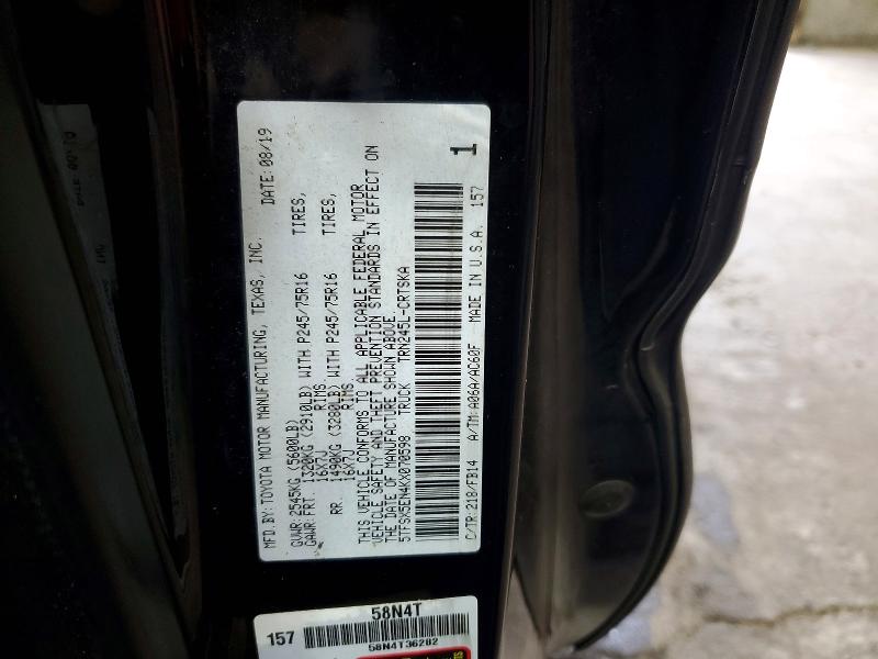 Продаж на аукціоні авто 2019 Toyota Tacoma, vin: 5TFSX5EN4KX070598, номер лоту: 66307176