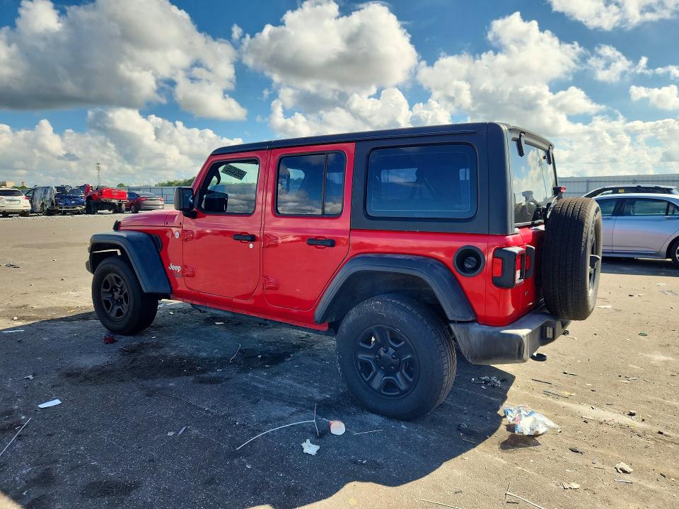 69824346 :رقم المزاد ، 1C4HJXDG7JW179412 vin ، 2018 Jeep Wrangler Unlimited مزاد بيع