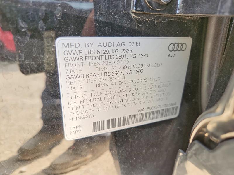 Продаж на аукціоні авто 2020 Audi Q3, vin: WA1EECF37L1002864, номер лоту: 67676656
