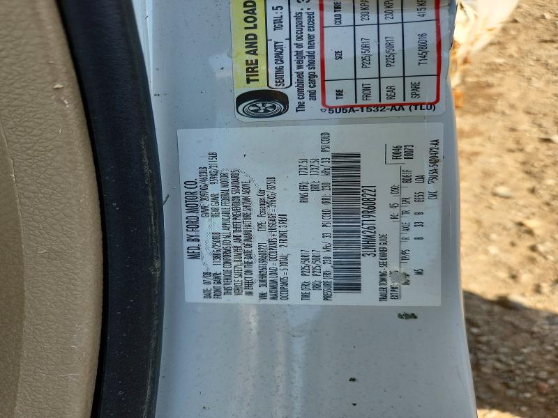 2009 Lincoln Mkz მანქანა იყიდება აუქციონზე, vin: 3LNHM26T19R608221, აუქციონის ნომერი: 67717386
