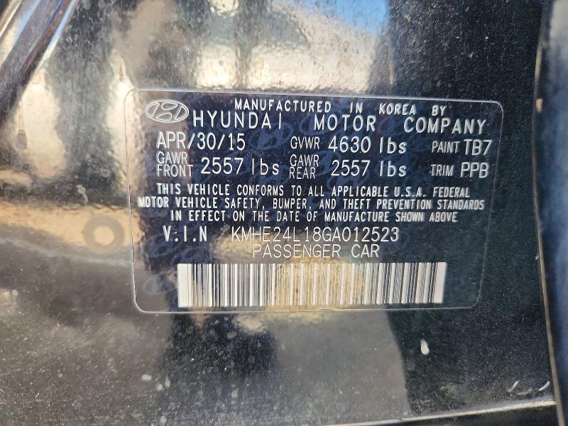 Продажа на аукционе авто 2016 Hyundai Sonata Hybrid, vin: KMHE24L18GA012523, номер лота: 71234926