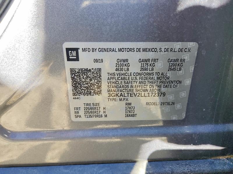 Продажа на аукционе авто 2020 Gmc Terrain, vin: 3GKALTEV2LL172379, номер лота: 70109506