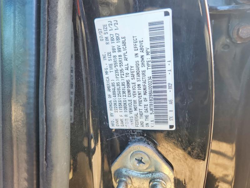 Продажа на аукционе авто 2008 Acura Rdx, vin: 5J8TB18298A000234, номер лота: 68778446