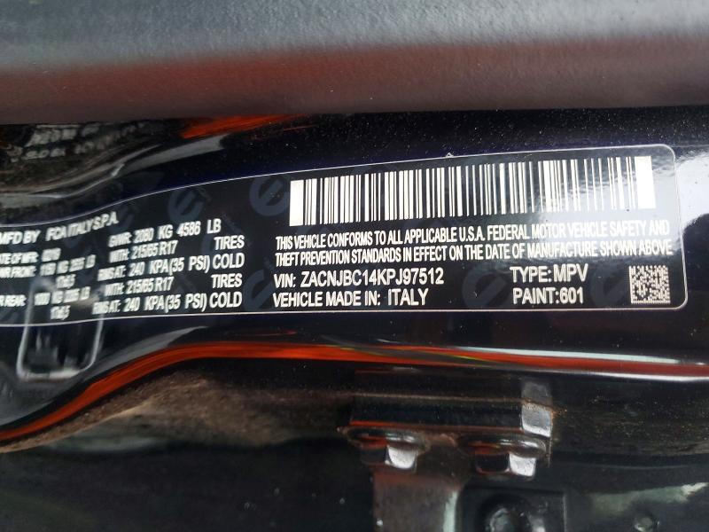 Auction sale of the 2019 Jeep Renegade, vin: ZACNJBC14KPJ97512, lot number: 67342676