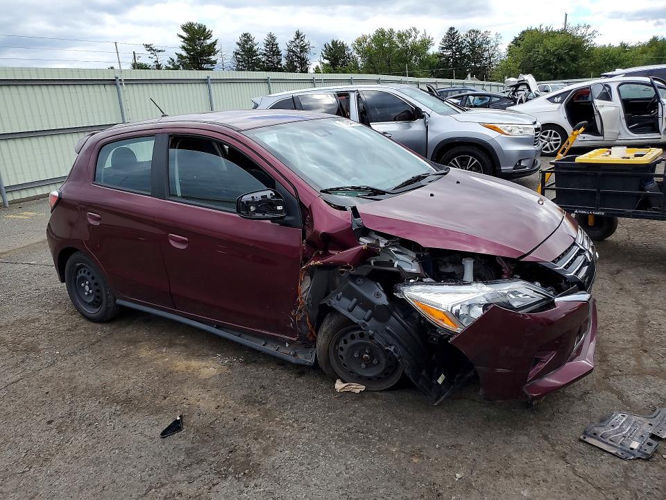 2024 Mitsubishi Mirage მანქანა იყიდება აუქციონზე, vin: ML32AUHJ3RH003132, აუქციონის ნომერი: 71244726
