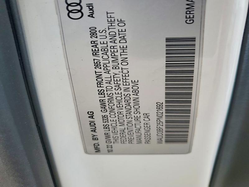 Aukcja sprzedaży 2023 Audi A6, vin: WAUD3BF25PN021692, numer aukcji: 67293896