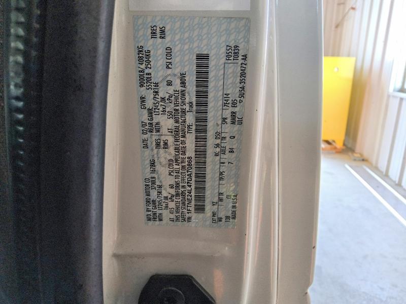 Aukcja sprzedaży 2007 Ford Econoline, vin: 1FTNE24L47DA70868, numer aukcji: 67281966
