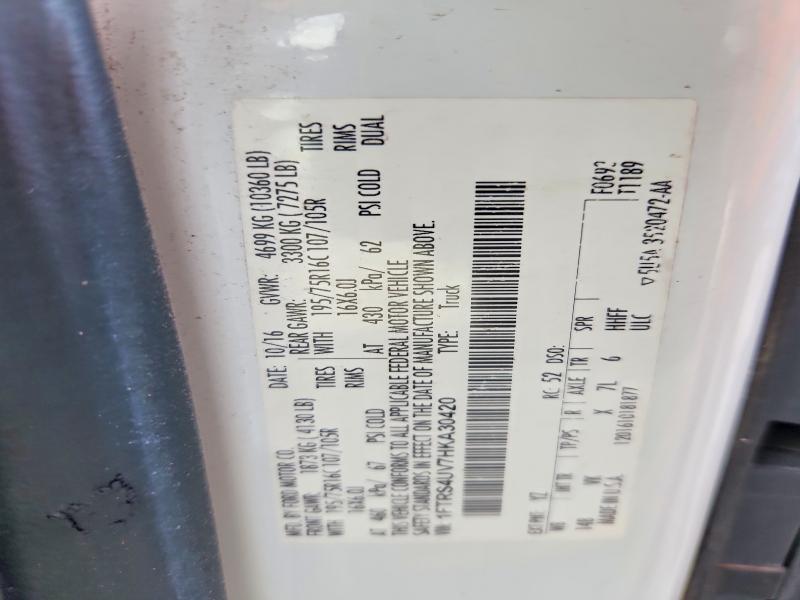 Aukcja sprzedaży 2017 Ford Transit, vin: 1FTRS4UV7HKA30420, numer aukcji: 70647036