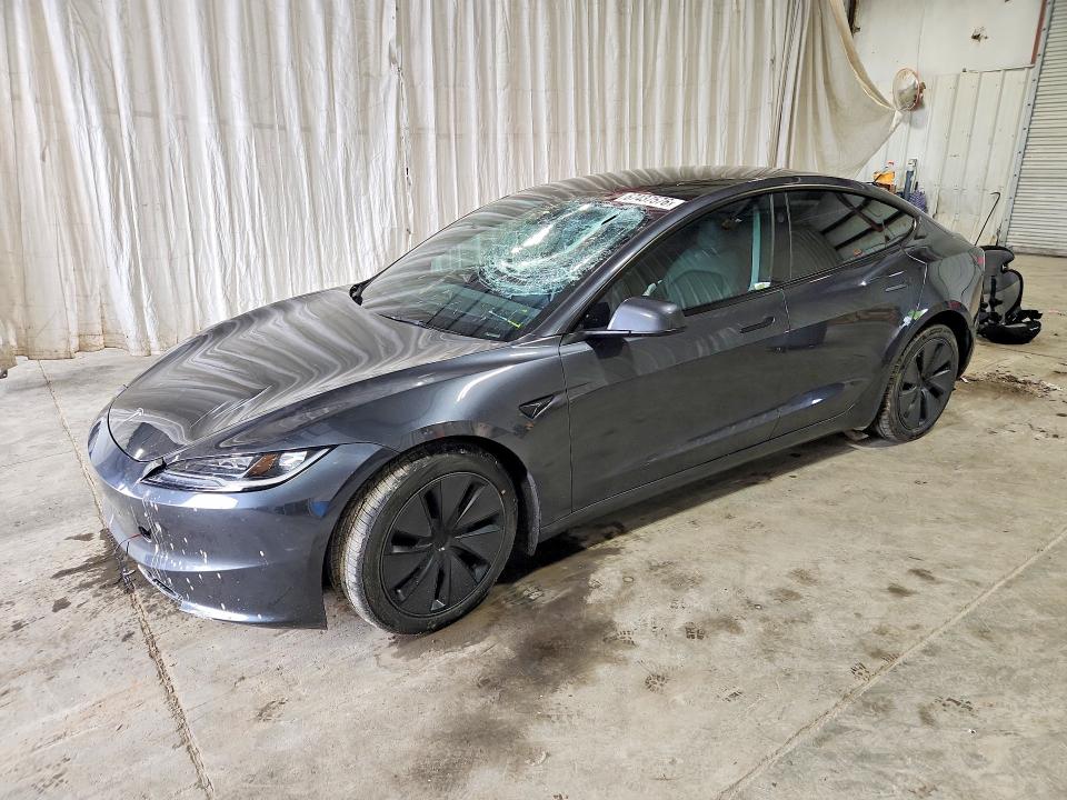2025 Tesla Model 3 მანქანა იყიდება აუქციონზე, vin: 5YJ3E1EB4SF022778, აუქციონის ნომერი: 67437576