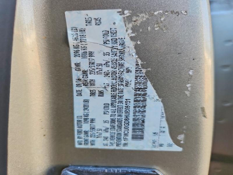 Продажа на аукционе авто 2017 Ford Escape, vin: 1FMCU0GD8HUB66101, номер лота: 70819626