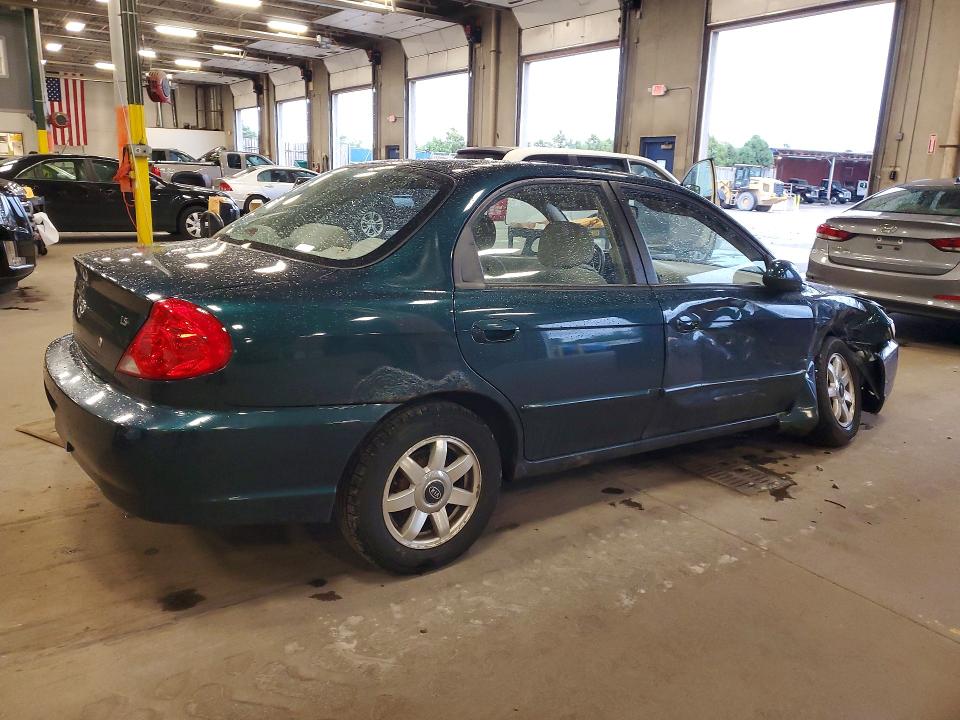 69011586 :رقم المزاد ، KNAFB121425156903 vin ، 2002 Kia Spectra مزاد بيع