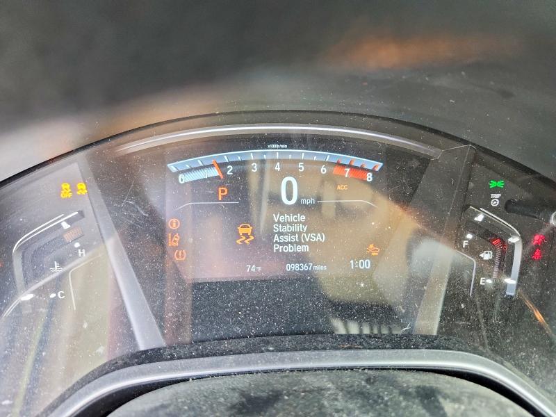 2019 Honda Cr-v მანქანა იყიდება აუქციონზე, vin: 2HKRW1H57KH503722, აუქციონის ნომერი: 70727306
