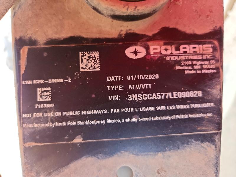 Продажа на аукционе авто 2020 Polaris Ranger, vin: 3NSCCA577LE090628, номер лота: 70858946