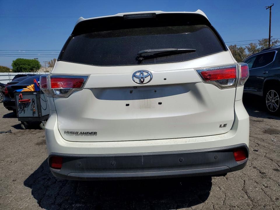 70550126 :رقم المزاد ، 5TDZKRFH4ES020596 vin ، 2014 Toyota Highlander مزاد بيع