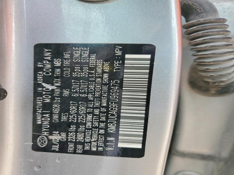 68579636 :رقم المزاد ، KM8JUCAG9FU969475 vin ، 2015 Hyundai Tucson مزاد بيع