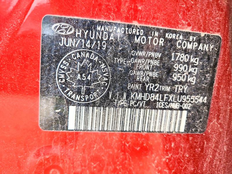 Aukcja sprzedaży 2020 Hyundai Elantra, vin: KMHD84LFXLU955544, numer aukcji: 69090596