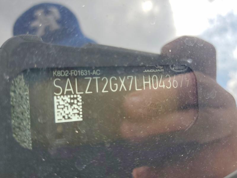 2020 Land Rover Range Rover Evoque მანქანა იყიდება აუქციონზე, vin: SALZT2GX7LH043679, აუქციონის ნომერი: 66392416