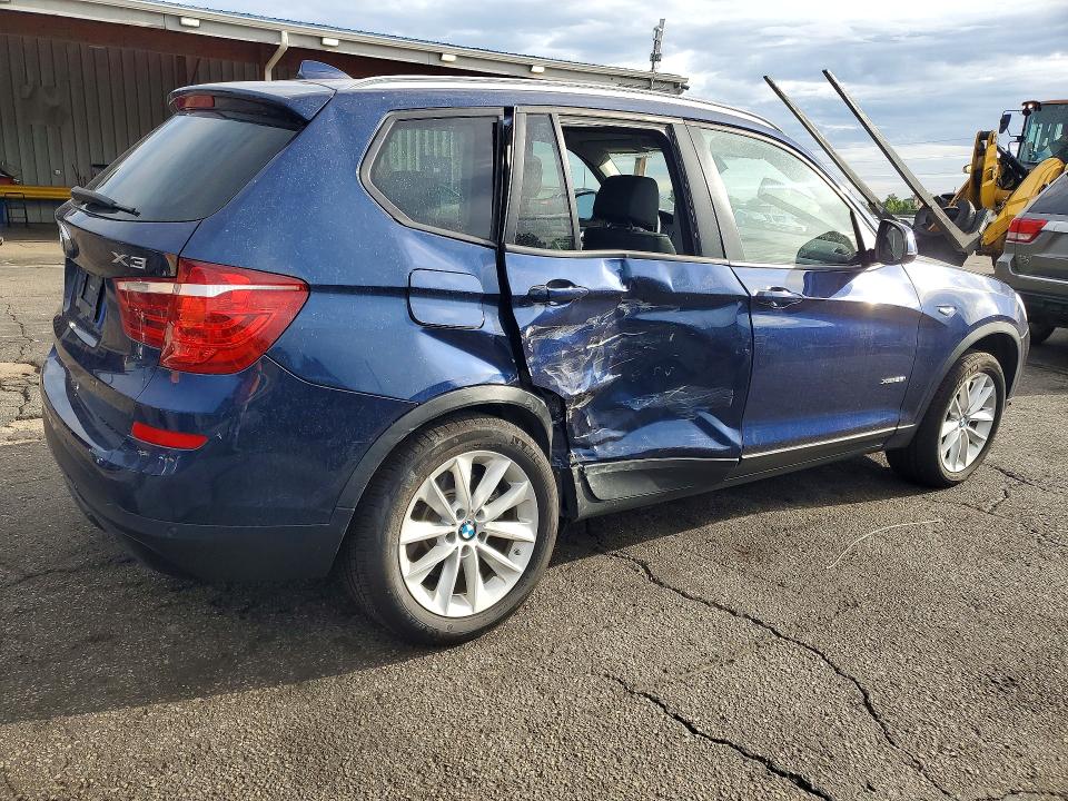 2017 Bmw X3 მანქანა იყიდება აუქციონზე, vin: 5UXWX9C51H0T03073, აუქციონის ნომერი: 68168766