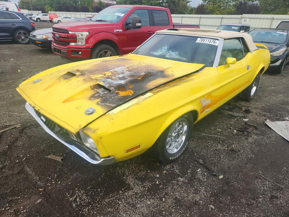 1973 Ford Mustang მანქანა იყიდება აუქციონზე, vin: 3F03H134806, აუქციონის ნომერი: 70611576