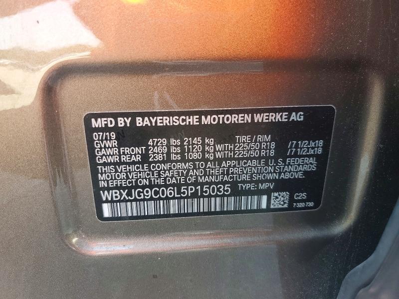 Продажа на аукционе авто 2020 Bmw X1, vin: WBXJG9C06L5P15035, номер лота: 67657836